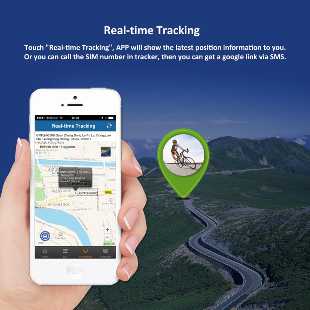 4G Bike Tracker Real-time Tracking Anti Theft Bicycle LED Taillight Hidden Bike GPS Tracker Waterproof SOS Geofence Alarm GPS Tracker for Bike Motorbike Baby Carriage, Free APP Unlimited Distance