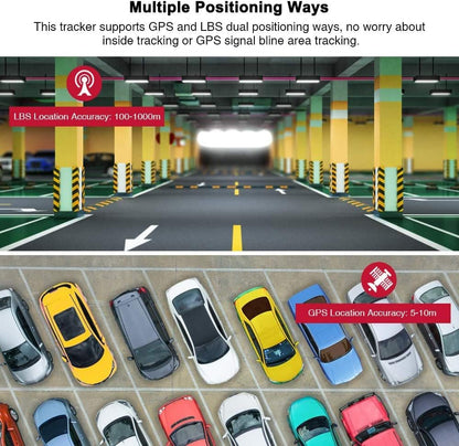 WINNES Mini 4G GPS Tracker with SIM Card, Magnetic GPS Tracker 1500mAh Anti-Theft Device for Vehicle Motorcycle GPS Locator with Free App TK903