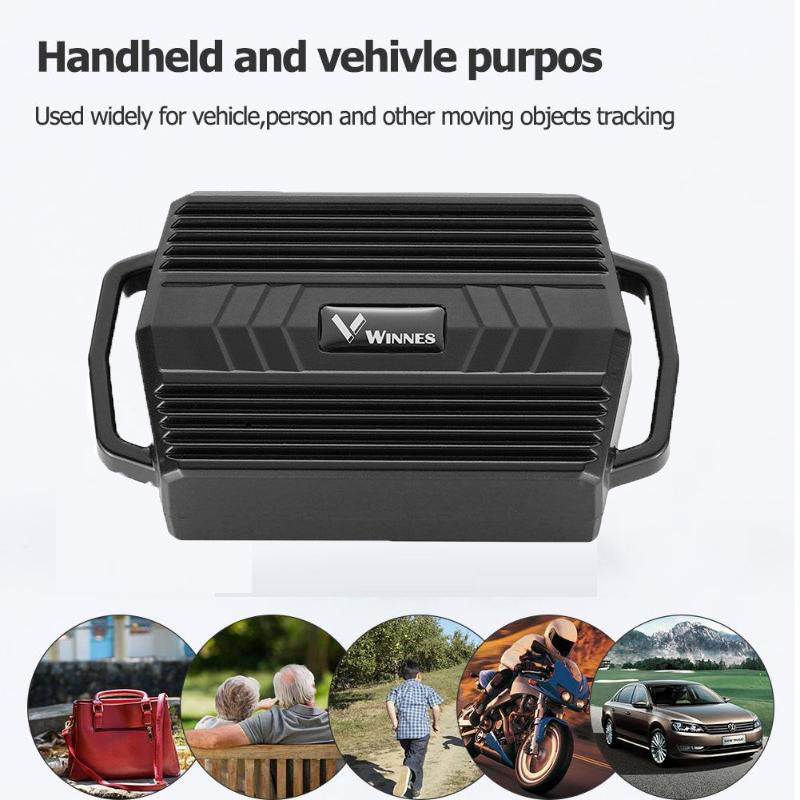 WINNES Strong Magnetic GPS Tracker Real Time tracking Voice Monitoring Waterproof Anti-Theft GPS Locator  50 Days Standby