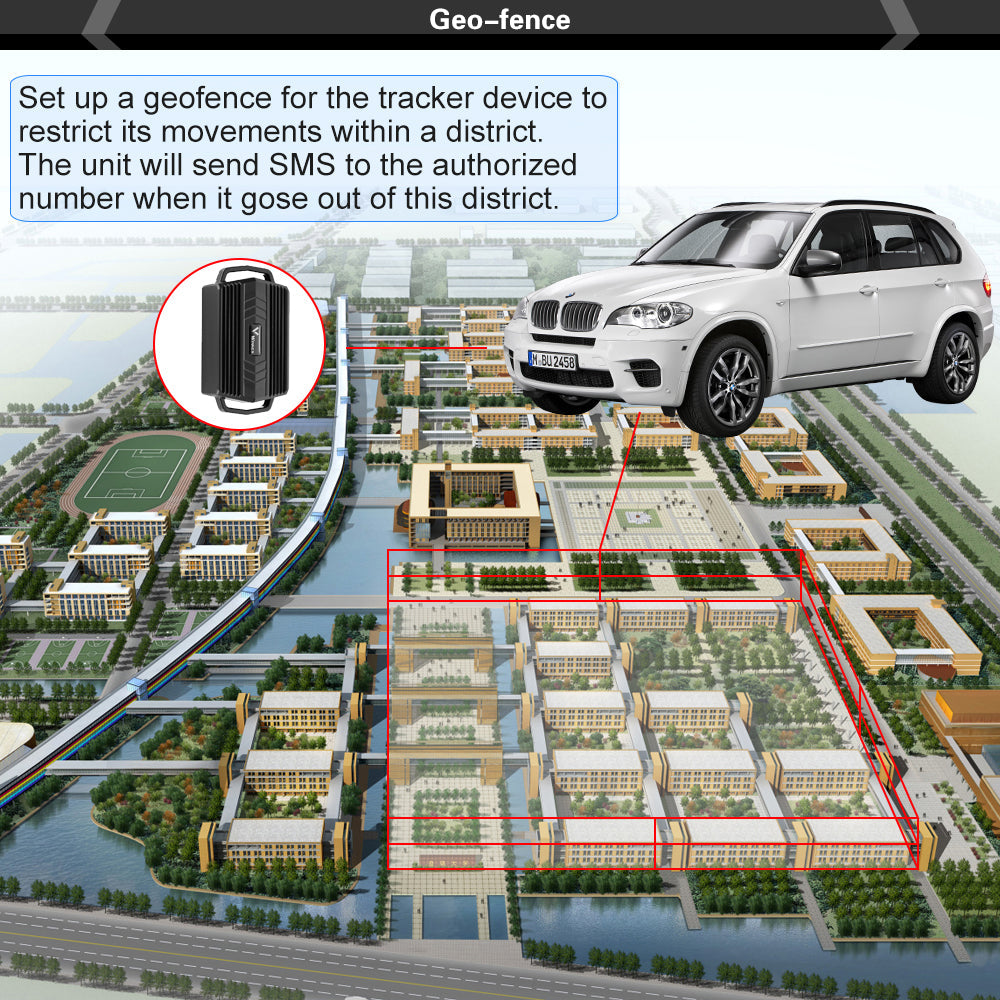 WINNES Strong Magnetic GPS Tracker Real Time tracking Voice Monitoring Waterproof Anti-Theft GPS Locator  50 Days Standby
