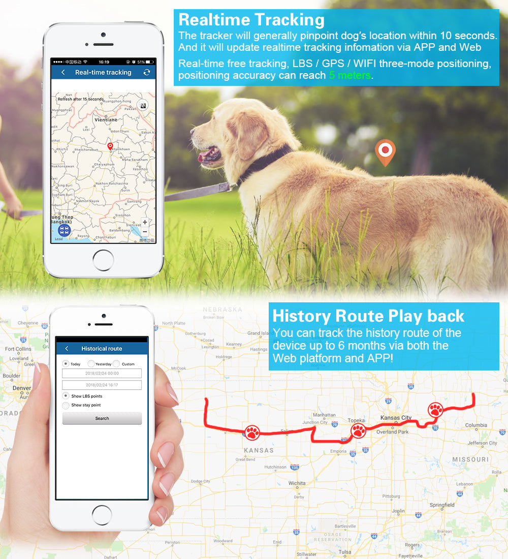 WINNES 4GTK935 GPS tracker for cattle sheep and camels Hound Tracking Device Real Time Locator Collar For Farm