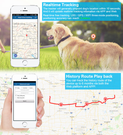 WINNES 4GTK935 GPS tracker for cattle sheep and camels Hound Tracking Device Real Time Locator Collar For Farm