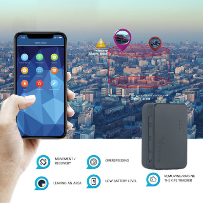 WINNES Mini 4G GPS Tracker with SIM Card, Magnetic GPS Tracker 1500mAh Anti-Theft Device for Vehicle Motorcycle GPS Locator with Free App TK903