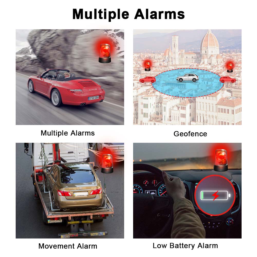 WINNES OBD GPS Tracker 2G TK816 Without Subscription and Accurate Real-time Positioning Anti-theft Alarm Function GPS location Device for Car,SIM Card Needed