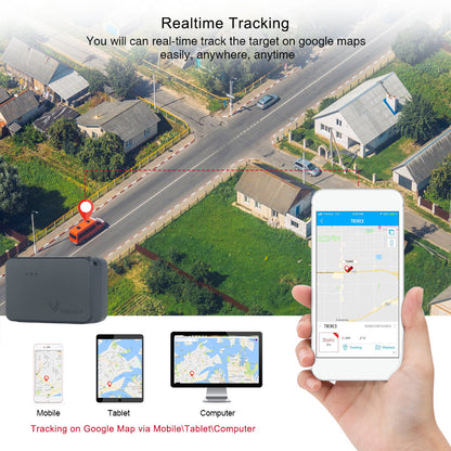 WINNES Mini 4G GPS Tracker with SIM Card, Magnetic GPS Tracker 1500mAh Anti-Theft Device for Vehicle Motorcycle GPS Locator with Free App TK903