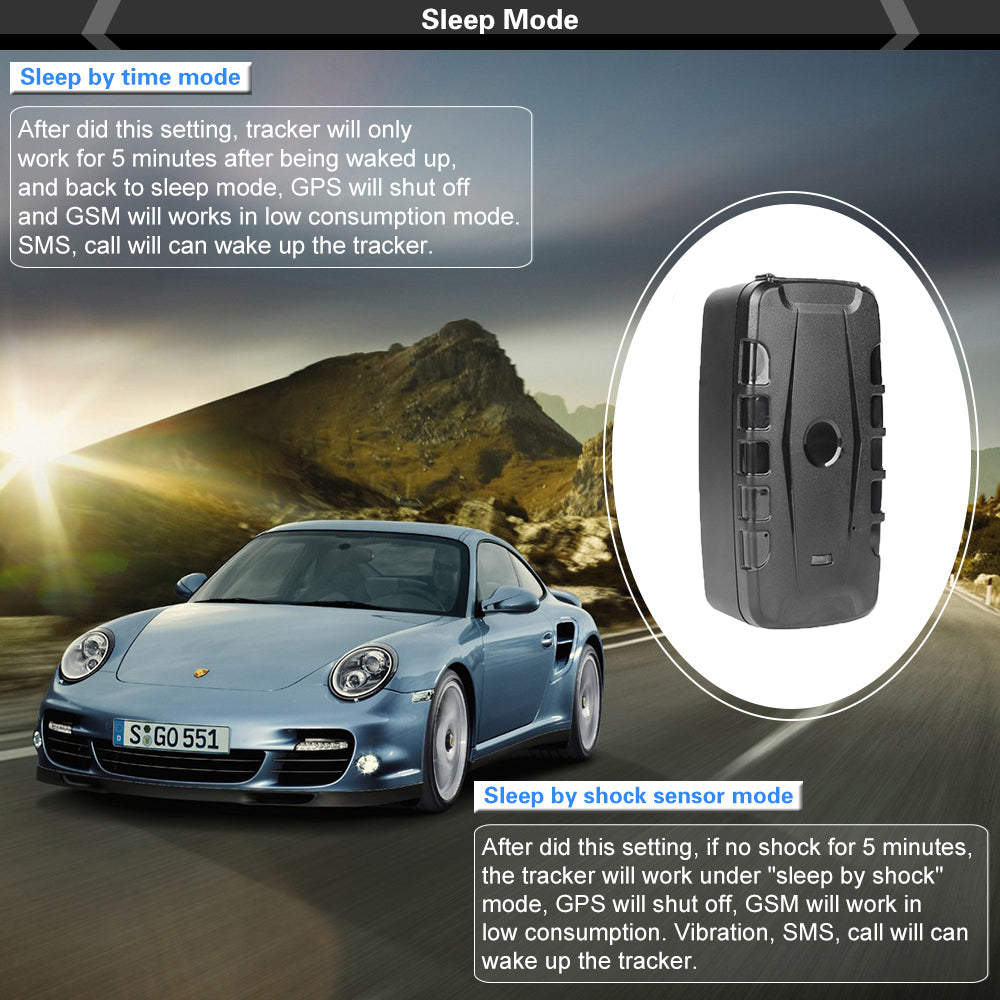 WINNES 4GTK918 GPS tracker，20000mAh 120 Days Long Standby Strong Magnetic Waterproof IP67 with Real-time Positioning Anti-lost Multiple Alarms Tracking Device Worldwide Coverage