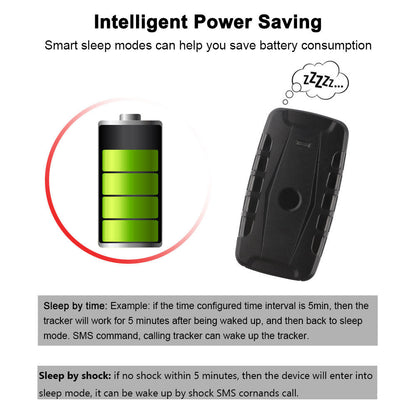 WINNES 4GTK918 GPS tracker，20000mAh 120 Days Long Standby Strong Magnetic Waterproof IP67 with Real-time Positioning Anti-lost Multiple Alarms Tracking Device Worldwide Coverage