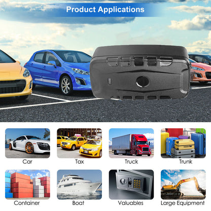 WINNES 4GTK918 GPS tracker，20000mAh 120 Days Long Standby Strong Magnetic Waterproof IP67 with Real-time Positioning Anti-lost Multiple Alarms Tracking Device Worldwide Coverage