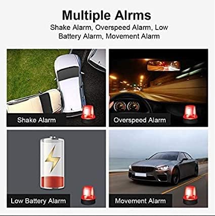 WINNES 4G GPS Tracker Real-time Tracking, 7800mAh 80 Days Long Standby Time GPS Tracker with Magnet for Car Truck Boat Vehicles