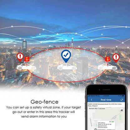 WINNES GPS Tracker 4G TK905, Built in 5000mAh Rechargeable Battery 40 Days Standby, Real Time Positioning Waterproof Strong Magnetism GPS Car Tracker  for Fleet, Van, Vehicle
