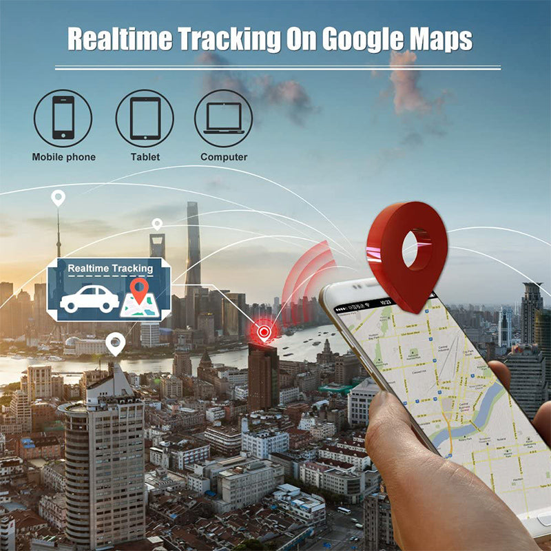WINNES Car GPS Tracker Hidden, Car Charger GPS Tracker for Car with USB port, USB GPS Tracker for Vehicles (4G TK818)