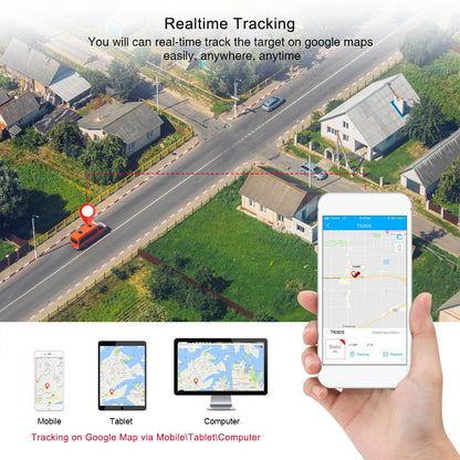 WINNES GPS Tracker 2G TK905, Built in 5000mAh Rechargeable Battery 90 Days Standby, Real Time Positioning Waterproof Strong Magnetism GPS Car Tracker  for Fleet, Van, Vehicle