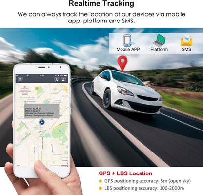 WINNES 4G TK901 Mini GPS Tracker，Rechargeable Magnetic Real Time Tracking GPS Tracker for Vehicle/Kids/Luggage/Wallet/Pets with Geofence Anti-Lost Tracker Devices Available Worldwide