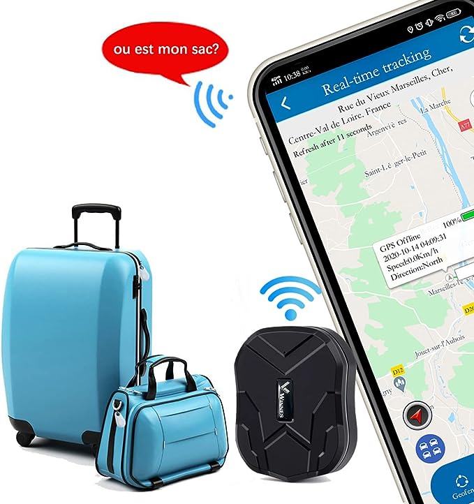 Winnes MiniTK905 GPS Tracker 1500mAh Battery with SOS function Real-time Monitoring locator  for Monitoring Children or Seniors