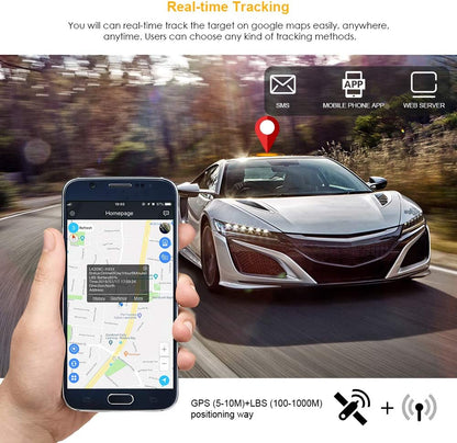 WINNES 2G TK918 GPS Tracker , 240 Days Long Standby 20000mAh Powerful Magnet Waterproof Real Time Anti-Theft Vehicle Car Tracker with Free APP - Worldwide Coverage