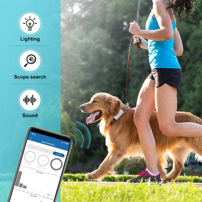 WINNES TK911pro 4G Dog GPS Tracker 700mah IP65 Waterproof Free APP real-time positioning with Sound/light for Find device function Data statistics and Electronic Geofencing