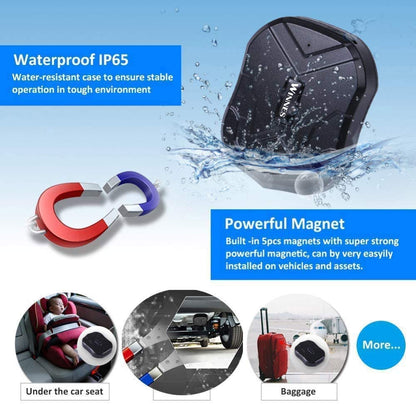 WINNES GPS Tracker 4G TK905, Built in 5000mAh Rechargeable Battery 40 Days Standby, Real Time Positioning Waterproof Strong Magnetism GPS Car Tracker  for Fleet, Van, Vehicle