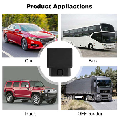 WINNES OBD GPS Tracker 4G TK816 Without Subscription and Accurate Real-time Positioning Anti-theft Alarm Function GPS location Device for Car,SIM Card Needed